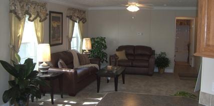Spacious living room interior of a Knollwood Estates home